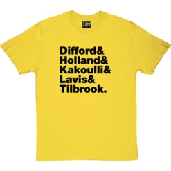 Squeeze Line-Up T-Shirt -ThinkWear Collective Sales squeeze tshirt 1 yellowtshirt