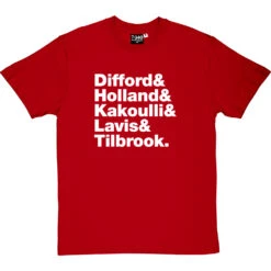 Squeeze Line-Up T-Shirt -ThinkWear Collective Sales squeeze tshirt 2 redtshirt