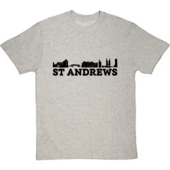 St Andrews Landmarks T-Shirt -ThinkWear Collective Sales st andrews landmarks tshirt 1 lightoxfordtshirt