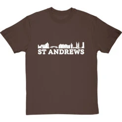 St Andrews Landmarks T-Shirt -ThinkWear Collective Sales st andrews landmarks tshirt 2 hazelnuttshirt