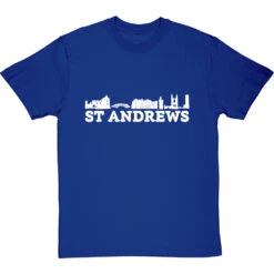 St Andrews Landmarks T-Shirt -ThinkWear Collective Sales st andrews landmarks tshirt 2 royalbluetshirt