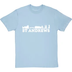 St Andrews Landmarks T-Shirt -ThinkWear Collective Sales st andrews landmarks tshirt 2 skybluetshirt