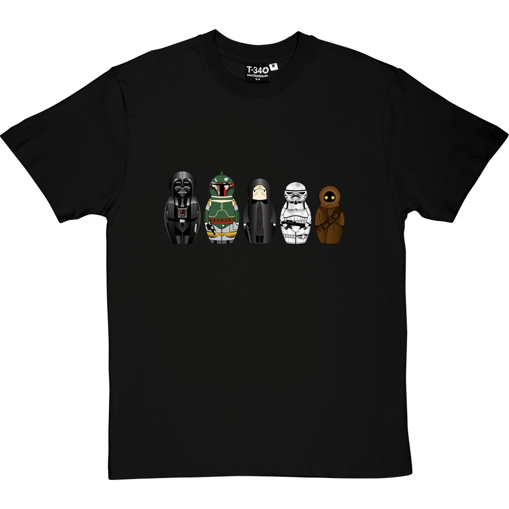 Star Wars Matryoshka Dolls: Dark Side T-Shirt 14 Star Wars Matryoshka Dolls: Dark Side T-Shirt - Image 14