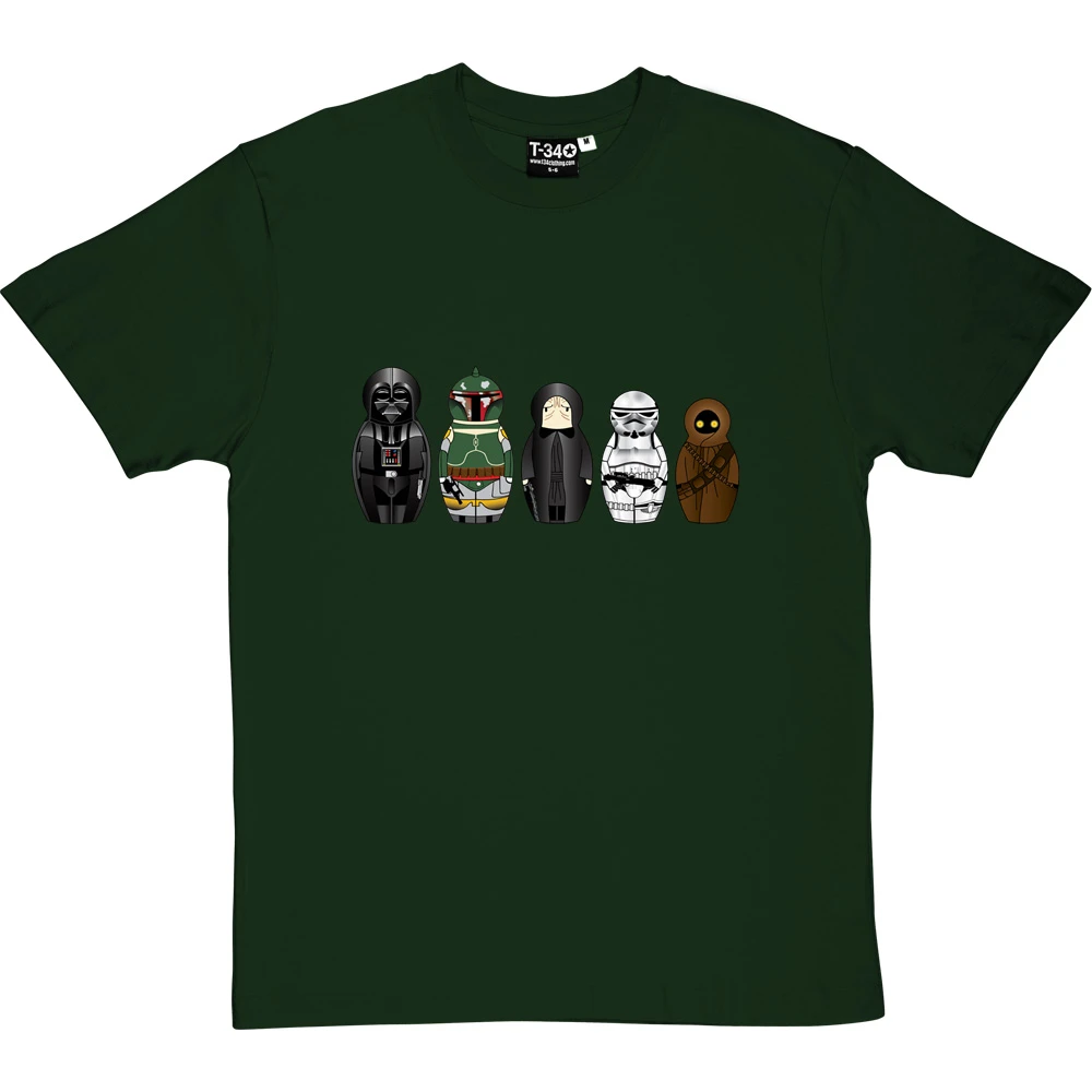 Star Wars Matryoshka Dolls: Dark Side T-Shirt 7 Star Wars Matryoshka Dolls: Dark Side T-Shirt - Image 7
