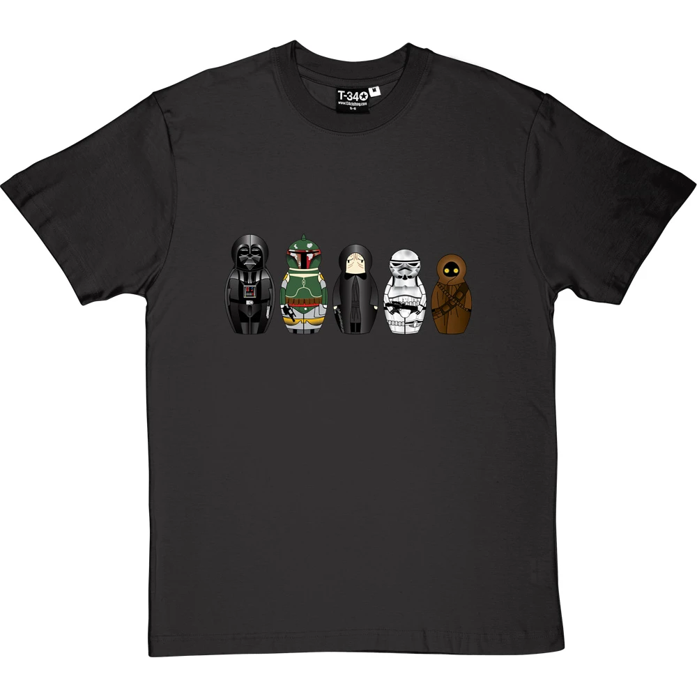 Star Wars Matryoshka Dolls: Dark Side T-Shirt 13 Star Wars Matryoshka Dolls: Dark Side T-Shirt - Image 13