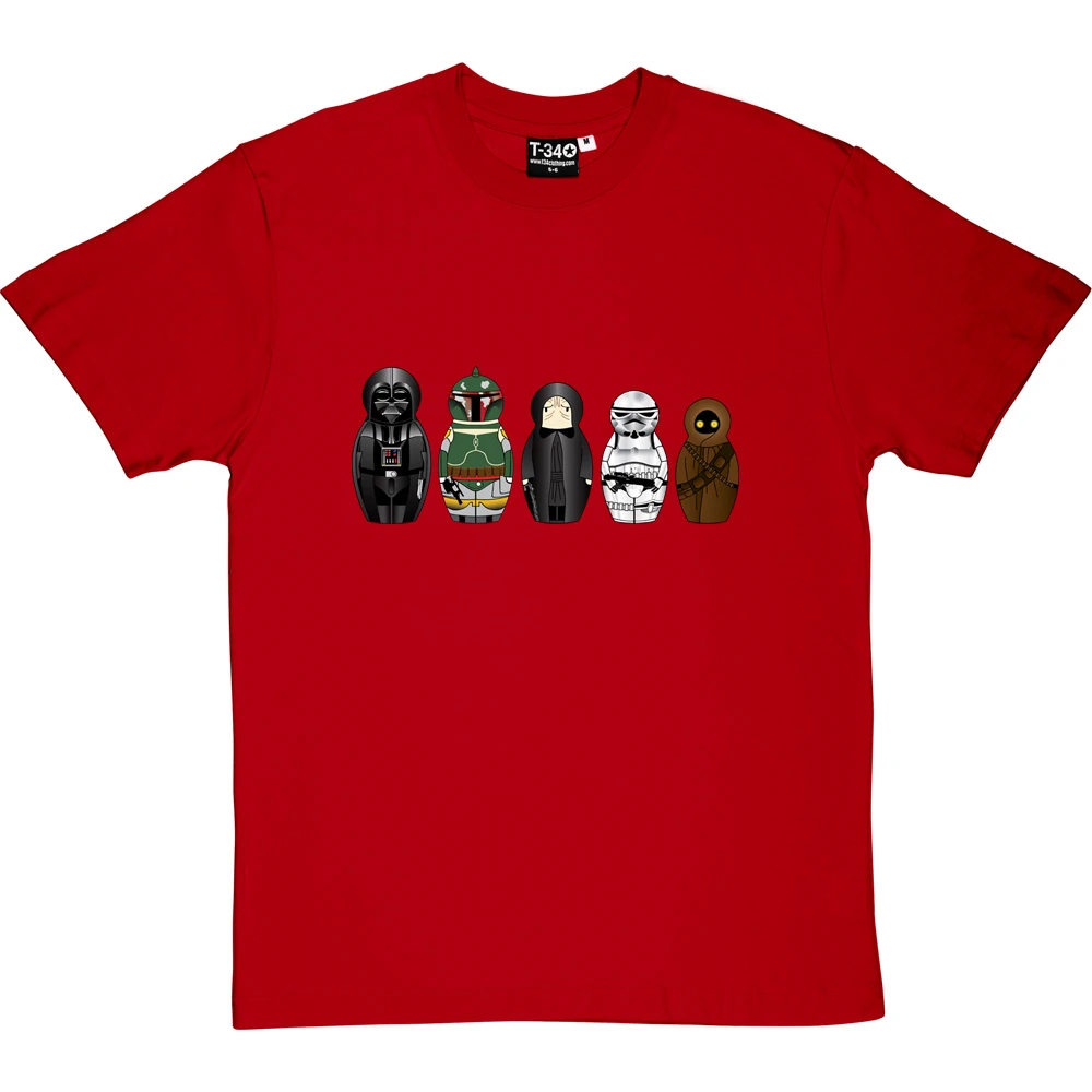 Star Wars Matryoshka Dolls: Dark Side T-Shirt 6 Star Wars Matryoshka Dolls: Dark Side T-Shirt - Image 6
