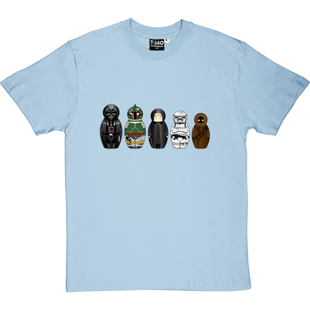 Star Wars Matryoshka Dolls: Dark Side T-Shirt 4 Star Wars Matryoshka Dolls: Dark Side T-Shirt - Image 4