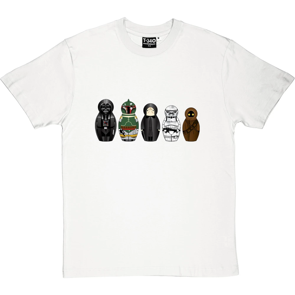 Star Wars Matryoshka Dolls: Dark Side T-Shirt 2 Star Wars Matryoshka Dolls: Dark Side T-Shirt - Image 2