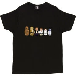 Star Wars Matryoshka Dolls: Rebels T-Shirt -ThinkWear Collective Sales star wars dolls rebels tshirt black mens v neck tshirt
