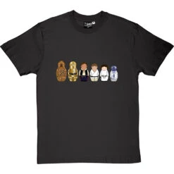 Star Wars Matryoshka Dolls: Rebels T-Shirt -ThinkWear Collective Sales star wars dolls rebels tshirt charcoaltshirt
