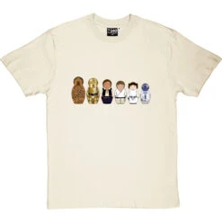 Star Wars Matryoshka Dolls: Rebels T-Shirt -ThinkWear Collective Sales star wars dolls rebels tshirt naturaltshirt