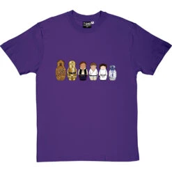 Star Wars Matryoshka Dolls: Rebels T-Shirt -ThinkWear Collective Sales star wars dolls rebels tshirt purpletshirt