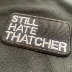 Still Hate Thatcher Knitted Tracksuit Top -ThinkWear Collective Sales still hate thatcher patch 1000x1000 2