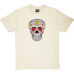Sugar Skull T-Shirt -ThinkWear Collective Sales sugar skull tshirt naturaltshirt