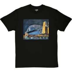 Sydney Harbour Bridge By Hadrian Richards T-Shirt