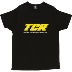 T.C.R. - Total Control Racing T-Shirt -ThinkWear Collective Sales tcr tshirt 2 black mens v neck tshirt
