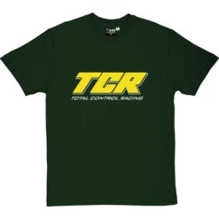 T.C.R. - Total Control Racing T-Shirt -ThinkWear Collective Sales tcr tshirt 2 bottlegreentshirt
