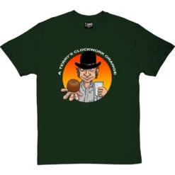 Terry's Clockwork Orange T-Shirt -ThinkWear Collective Sales terrys clockwork orange tshirt 2 bottlegreentshirt