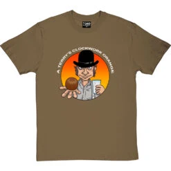 Terry's Clockwork Orange T-Shirt -ThinkWear Collective Sales terrys clockwork orange tshirt 2 olivetshirt