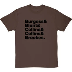 The Charlatans Line-Up T-Shirt -ThinkWear Collective Sales the charlatans line up tshirt 1 hazelnuttshirt