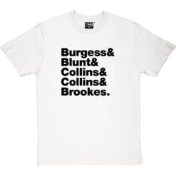 The Charlatans Line-Up T-Shirt -ThinkWear Collective Sales the charlatans line up tshirt 1 whitetshirt