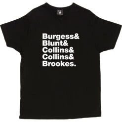 The Charlatans Line-Up T-Shirt -ThinkWear Collective Sales the charlatans line up tshirt 2 black mens v neck tshirt