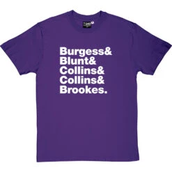 The Charlatans Line-Up T-Shirt -ThinkWear Collective Sales the charlatans line up tshirt 2 purpletshirt