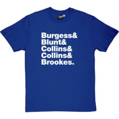 The Charlatans Line-Up T-Shirt -ThinkWear Collective Sales the charlatans line up tshirt 2 royalbluetshirt