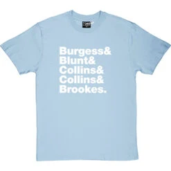 The Charlatans Line-Up T-Shirt -ThinkWear Collective Sales the charlatans line up tshirt 2 skybluetshirt