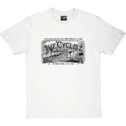 The Cyclist T-Shirt -ThinkWear Collective Sales the cyclist tshirt 1 whitetshirt