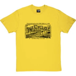 The Cyclist T-Shirt -ThinkWear Collective Sales the cyclist tshirt 1 yellowtshirt