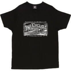 The Cyclist T-Shirt -ThinkWear Collective Sales the cyclist tshirt 2 black mens v neck tshirt