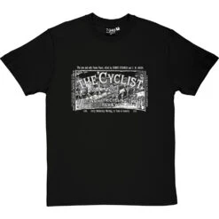 The Cyclist T-Shirt -ThinkWear Collective Sales the cyclist tshirt 2 blacktshirt