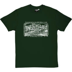 The Cyclist T-Shirt -ThinkWear Collective Sales the cyclist tshirt 2 bottlegreentshirt