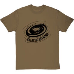 The Galactic Network T-Shirt -ThinkWear Collective Sales the galactic network tshirt 1 olivetshirt