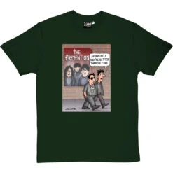 The Prevention T-Shirt -ThinkWear Collective Sales the prevention tshirt bottlegreentshirt
