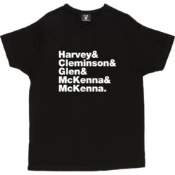 The Sensational Alex Harvey Band Line-Up T-Shirt -ThinkWear Collective Sales the sensational alex harvey band line up tshirt 2 black mens v neck tshirt