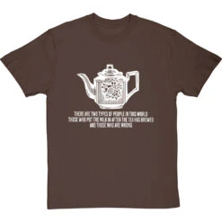 There Are Two Types Of Teaple T-Shirt -ThinkWear Collective Sales there are two types of tea people tshirt 2 hazelnuttshirt