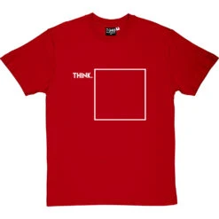 Think Outside The Box T-Shirt -ThinkWear Collective Sales think outside the box tshirt 2 redtshirt