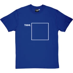 Think Outside The Box T-Shirt -ThinkWear Collective Sales think outside the box tshirt 2 royalbluetshirt