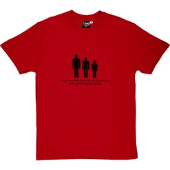 The Third Child Is Always The Difficult One T-Shirt -ThinkWear Collective Sales thirdchild 1 redtshirt