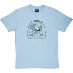 Three Pin Plug T-Shirt -ThinkWear Collective Sales three pin plug tshirt 1 skybluetshirt