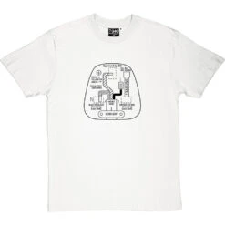 Three Pin Plug T-Shirt -ThinkWear Collective Sales three pin plug tshirt 1 whitetshirt