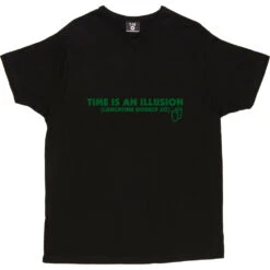 Time Is An Illusion (Lunchtime Doubly So) T-Shirt -ThinkWear Collective Sales time is an illusion tshirt 121 black mens v neck tshirt