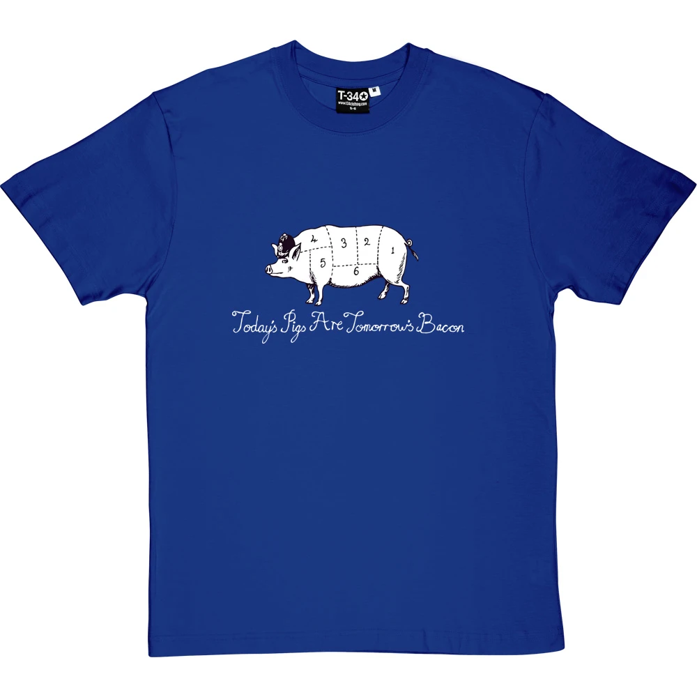 Today's Pigs Are Tomorrow's Bacon T-Shirt 11 Today's Pigs Are Tomorrow's Bacon T-Shirt - Image 11