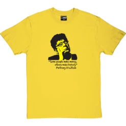Tony Wilson T-Shirt -ThinkWear Collective Sales tonywilson yellowtshirt