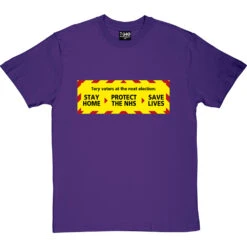 Tory Voters Stay Home T-Shirt -ThinkWear Collective Sales tory voters stay home tshirt purpletshirt