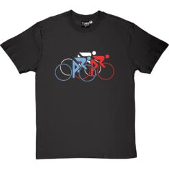 Tour De France Tricolor T-Shirt -ThinkWear Collective Sales tour de france tricolor tshirt charcoaltshirt