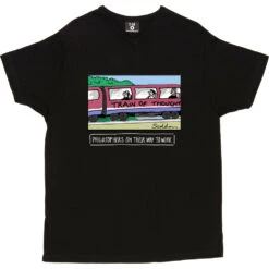 Train Of Thought T-Shirt -ThinkWear Collective Sales train of thought tshirt 2 black mens v neck tshirt
