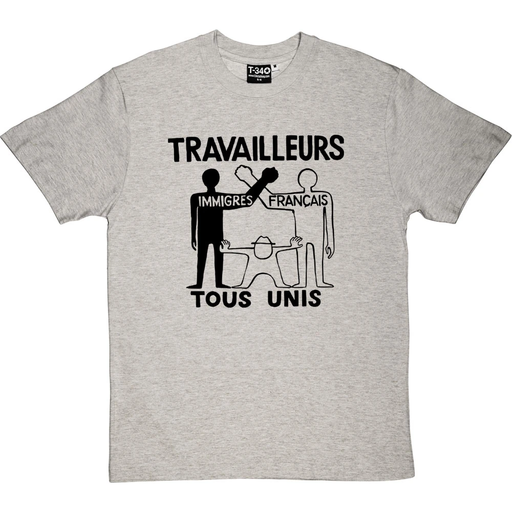 Travailleurs Tous Unis T-Shirt 4 Travailleurs Tous Unis T-Shirt - Image 4